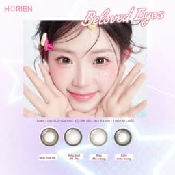 [LENS 1 NGÀY] 10 Chiếc Kính Áp Tròng Horien Có Màu 0 - 7 Độ, BST Nảy Sinh Nuông Chiều Gấu Trúc PANDA 1