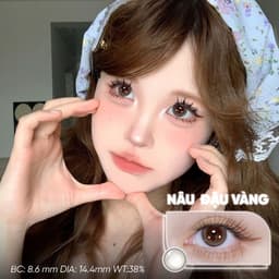 [LENS 1 NGÀY] 10 Chiếc Kính Áp Tròng Horien Có Màu 0 - 7 Độ, BST Nảy Sinh Nuông Chiều Gấu Trúc PANDA 9