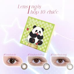 [LENS 1 NGÀY] 10 Chiếc Kính Áp Tròng Horien Có Màu 0 - 7 Độ, BST Nảy Sinh Nuông Chiều Gấu Trúc PANDA 3