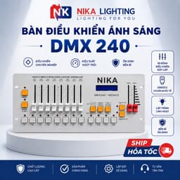 Bàn Điều Khiển Ánh Sáng DMX Disco 240 – Bản Rút Gọn  Disco 240 là bàn điều khiển DMX nhỏ gọn 1