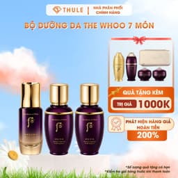 Bộ Dưỡng Whoo Tím Hoàn Lưu Cao Hwanyu Imperial Youth 7 Món Cấp Ẩm Tăng Đàn Hồi Sáng Da 1