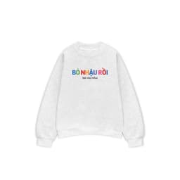 Áo Sweater BỎ NHẬU RỒI Áo Sweatshirt REDLABEL Nỉ Oversize Nam Nữ SWT59 5