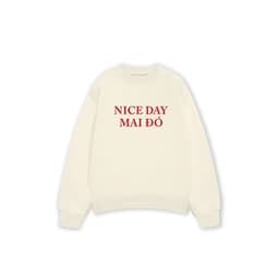 Áo Sweater NICE DAY MAI ĐÓ Áo Sweatshirt REDLABEL Nỉ Oversize Nam Nữ SWT62 1