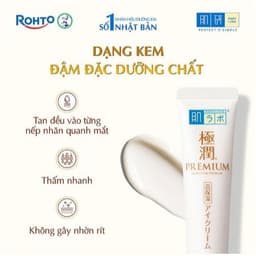 Kem Dưỡng Vùng Da Mắt Hada Labo Gokujyun Premium Hyaluronic Eye Cream 20g 5