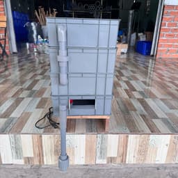 Bộ Baki giấu bơm 4 tầng 35x25x13 bộ lọc tràn trên cho ao cá cảnh-không gồm vật liệu lọc-không kèm bơm 1