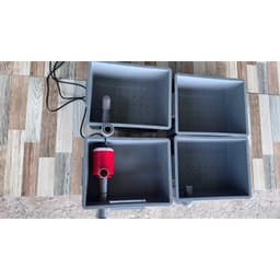 Bộ Baki giấu bơm 4 tầng 35x25x13 bộ lọc tràn trên cho ao cá cảnh-không gồm vật liệu lọc-không kèm bơm 8