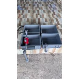 Bộ Baki giấu bơm 4 tầng 35x25x13 bộ lọc tràn trên cho ao cá cảnh-không gồm vật liệu lọc-không kèm bơm 6