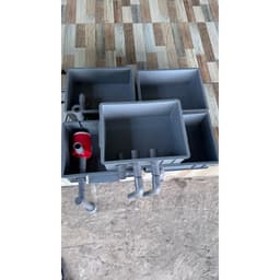 Bộ Baki giấu bơm 4 tầng 35x25x13 bộ lọc tràn trên cho ao cá cảnh-không gồm vật liệu lọc-không kèm bơm 5
