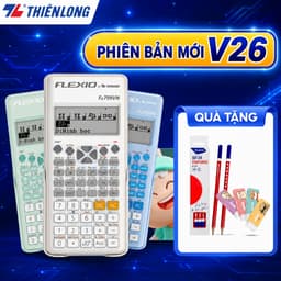Máy tính cầm tay Flexio Fx799VN Thiên Long - Máy tính học sinh khoa học bỏ túi chính hãng 1