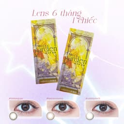 Horien Lens [LENS 6 THÁNG] 1 Chiếc Kính Áp Tròng Horien Có Màu 0 - 7 Độ, BST Vườn Hoa Đào Khoe Sắc MG 3