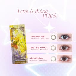 Horien Lens [LENS 6 THÁNG] 1 Chiếc Kính Áp Tròng Horien Có Màu 0 - 7 Độ, BST Vườn Hoa Đào Khoe Sắc MG 2