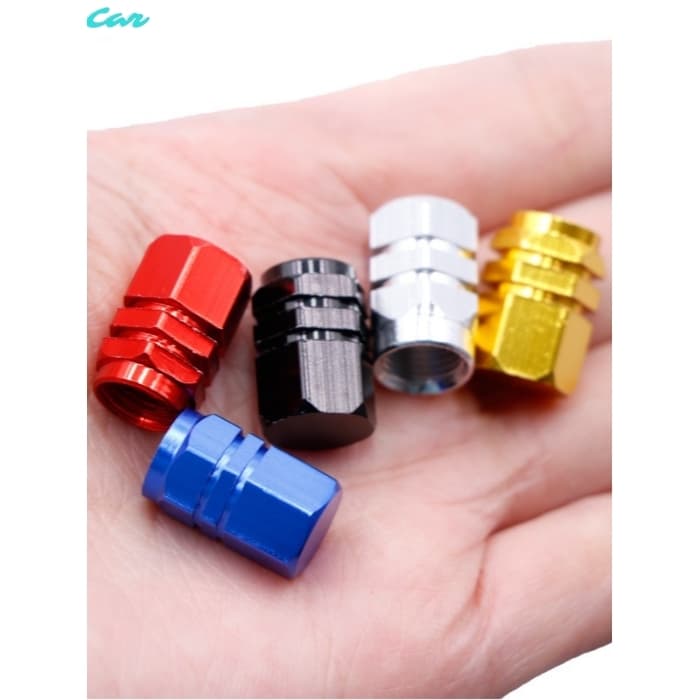 Bộ Nắp Van Hợp Kim Nhôm Cao Cấp Dành Cho Ô tô, Xe Máy, Xe Đạp Nhiều Màu Sắc