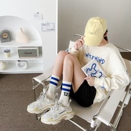SET 10 ĐÔI Vớ Tất cổ cao UNISEX số 123 phong cách thể thao, đường phố, năng động,trẻ trung 6