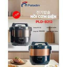 Nồi Cơm Điện Lòng Niêu Chống Dính Ceramic Paladin PLD 8212 (1.2L-500W)-Cơm Chín Đều, Thơm Ngon Chuẩn Vị-hàng chính hãng 5
