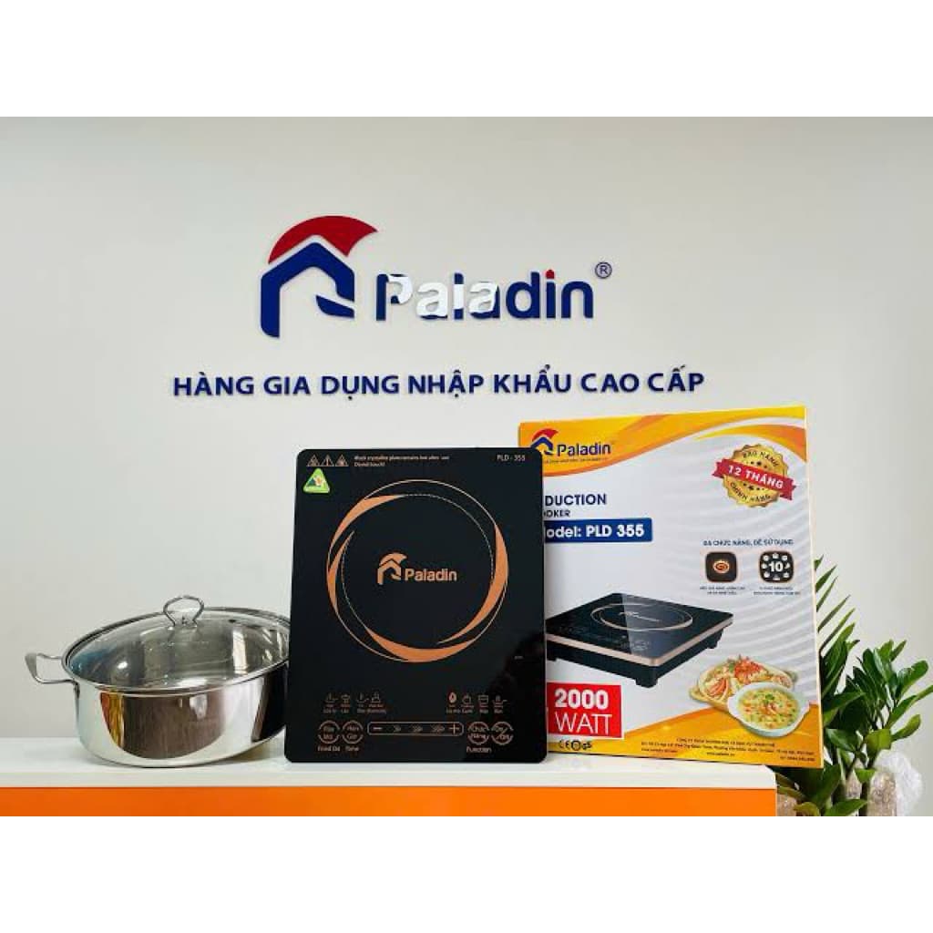 Chính Hãng - Bếp từ đơn PALADIN 355-D công suất 2000W, bảng điều khiển cảm ứng, mặt kính mặt kính cường lực