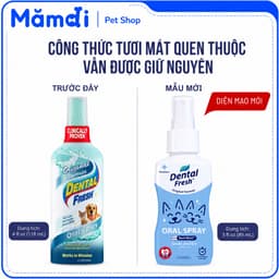 (DENTAL FRESH SPRAY) Xịt Thơm Miệng Dental Fresh 87ml Cho Chó Mèo | Hỗ Trợ Giảm Hôi Miệng Mảng Bám 1