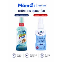 (DENTAL FRESH SPRAY) Xịt Thơm Miệng Dental Fresh 87ml Cho Chó Mèo | Hỗ Trợ Giảm Hôi Miệng Mảng Bám 2