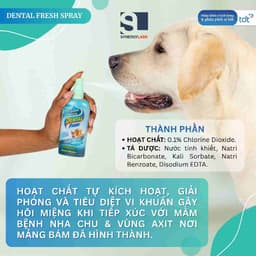 (DENTAL FRESH SPRAY) Xịt Thơm Miệng Dental Fresh 87ml Cho Chó Mèo | Hỗ Trợ Giảm Hôi Miệng Mảng Bám 8