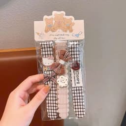 Combo  Dán tóc cho bé kurumi dễ thương cho bé. Phụ kiện tóc Cài Tóc 4