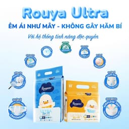 2 Bịch Tã Dán/Quần Rouya, Thấm Hút Tốt Giúp Bé Luôn Khô Ráo Đủ Size NB,S,M,L,XL,XXL,XXXL 5