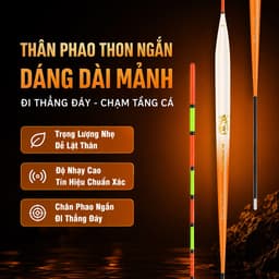 Phao Câu Rô Cuồng Phi Phao Câu Đài Câu Đơn Phao Câu Rô Phi Diếc Siêu Nhạy 2