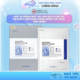 Hộp 10 Miếng Mặt Nạ Làm Dịu & Cấp Ẩm Dr.Pepti Soothing Mask Boost-Up 25ml Hàn Quốc 1