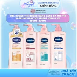 Sữa Dưỡng Thể Chống Nắng Sáng Da Tức Thì Vaseline Healthy Bright 10in1 & 4X 350ml-320ml 1