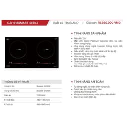 Bếp từ Canzy nhập khẩu | Inverter thế hệ mới cao cấp, BH 3 NĂM 2