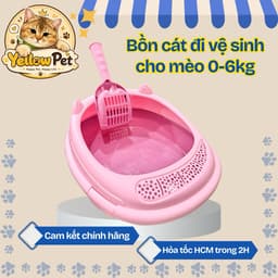 Bồn Cát Vệ Sinh Cho Mèo Size L 0-6kg Kèm Xẻng Xúc Cát | YLP Market 1