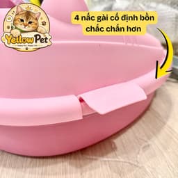 Bồn Cát Vệ Sinh Cho Mèo Size L 0-6kg Kèm Xẻng Xúc Cát | YLP Market 2
