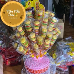 Sỉ Tháp Kẹo Dẻo Hamburger ( 60c ) Loại To Siêu Ngon  Candy Ăn Vặt Snack Food Chua 2