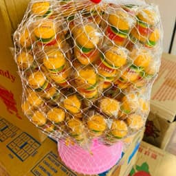 Sỉ Tháp Kẹo Dẻo Hamburger ( 60c ) Loại To Siêu Ngon  Candy Ăn Vặt Snack Food Chua 7