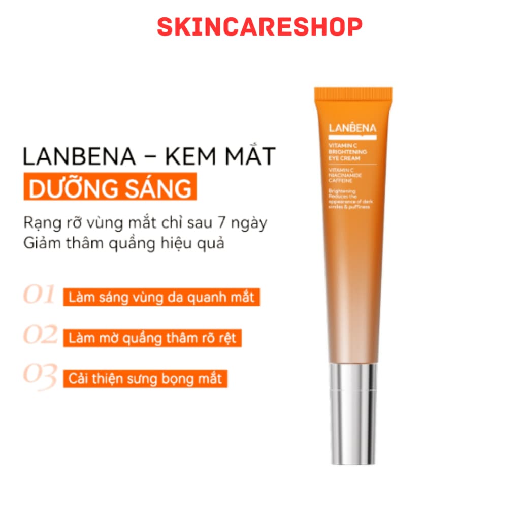 Kem mắt Lanbena Vitamin C Brightening Eye Cream 15ml