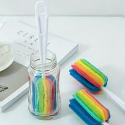 Cọ Vệ Sinh Cốc 7 Màu - Cây Cọ Rửa Ly, Cốc, Bình, Hũ Nhỏ 6