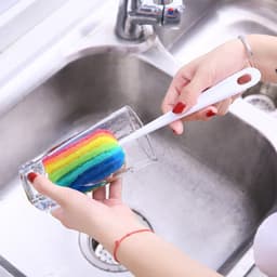 Cọ Vệ Sinh Cốc 7 Màu - Cây Cọ Rửa Ly, Cốc, Bình, Hũ Nhỏ 7