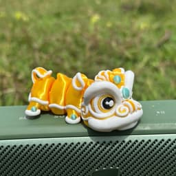 Móc khoá con Lân 8CM 3D nhiều màu siêu đẹp - Tặng kèm móc treo balo 3