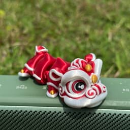 Móc khoá con Lân 8CM 3D nhiều màu siêu đẹp - Tặng kèm móc treo balo 2