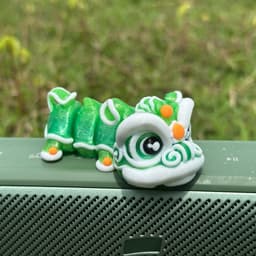 Móc khoá con Lân 8CM 3D nhiều màu siêu đẹp - Tặng kèm móc treo balo 4
