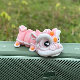 Móc khoá con Lân 8CM 3D nhiều màu siêu đẹp - Tặng kèm móc treo balo 7