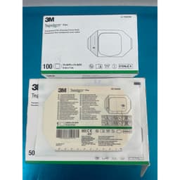 Miếng dán vết thương 3M Tegaderm 1624w&1626w , vô trùng, trong suốt, chống nước - Sản xuất tại Mỹ. 2