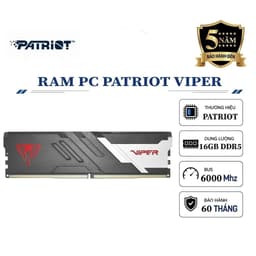 RAM Patriot EP Viper Venom 16GB DDR5 6000MHz | CL30, LGA1700,  AM5, bảo hành 5 năm 2