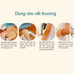 Miếng Dán Mụn, Vết Thương DuoDerm Extra Thin size 10x10cm 4