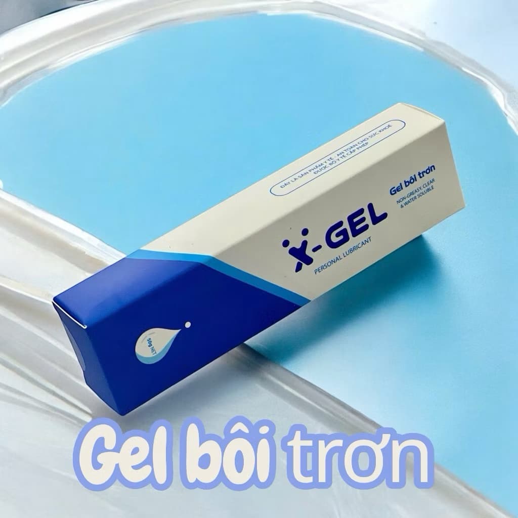 Gel Bôi Trơn X-Gel Giúp Tăng Tiết Nhờn, Hết Khô Hạn và dùng trong y tế đảm bảo an toàn