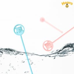 Que khuấy sữa silicon hình gấu cho bé, đổi màu theo nhiệt độ 7