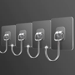 Combo 50 Móc Dán Tường Inox Mẫu Mới Dính Siêu Chắc Chịu Lực Tốt, Móc Treo Vật Dụng Trong Nhà 8