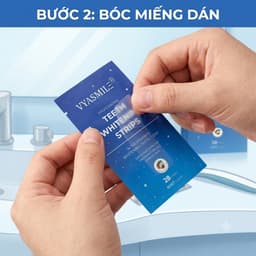 Miếng dán trắng răng trắng nhanh không gây ê buốt phù hợp với mọi men răng 3