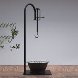 Giá Treo ấm Có Thể Điều Chỉnh Lên Xuống, Chiều Cao 60cm, Móc Gia Đình Nhật Bản Xung Quanh Bếp Trà 3