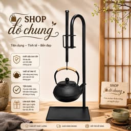 Giá Treo ấm Có Thể Điều Chỉnh Lên Xuống, Chiều Cao 60cm, Móc Gia Đình Nhật Bản Xung Quanh Bếp Trà 1