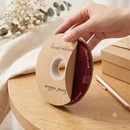 Ruy Băng 1cm Just For You Dài 45m ruy băng làm hoa, giỏ quà Tết, hoa sáp, hoa tươi, Ruy băng chữ 3
