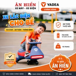 Xe lắc điện cho bé có nhạc xe lắc điện Yadea ant baby Xe điện Ân Hiển 2